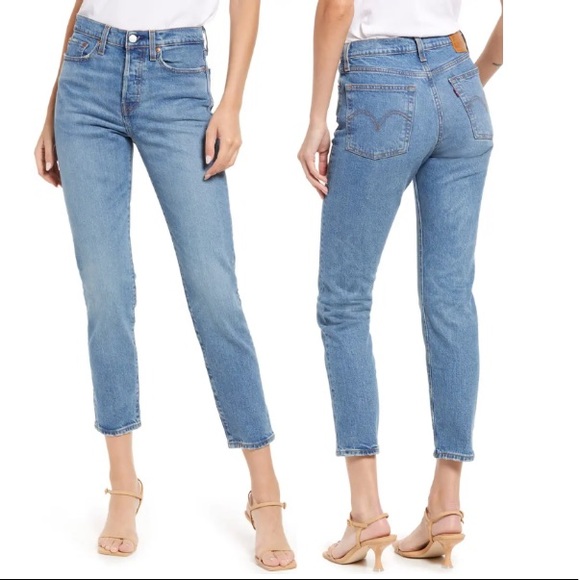 LEVI'S Premium Wedgie Icon Jeans in These Dreams - Picture 1 of 15